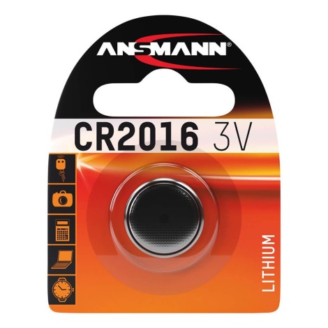 Ansmann 04672 - CR 2016 - Litowa bateria guzikowa 3V