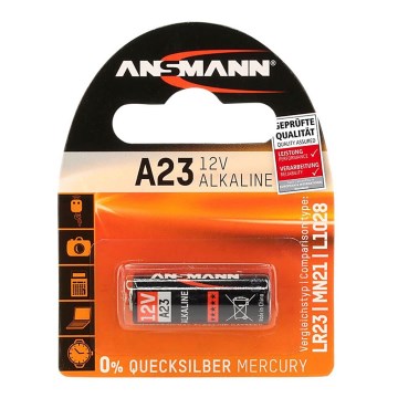 Ansmann 04678 - A 23 - Bateria alkaliczna A23/LR23/LRV08, 12V