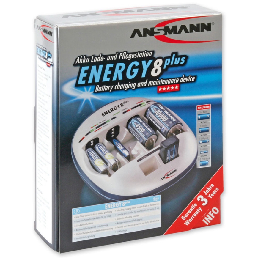 Ansmann Energy 8 Plus ładowarka