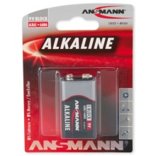 Ansmann 09887 6LR61 9V Block RED - bateria alkaliczna 9V