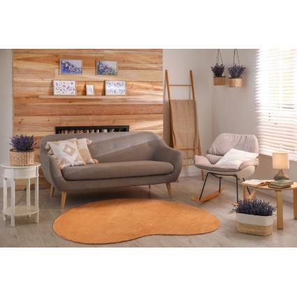 Antypoślizgowy dywan LOREN 120x170 cm pomarańczowy