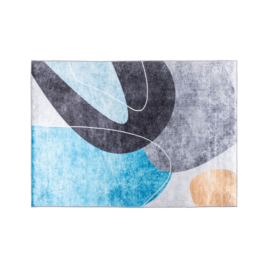 Antypoślizgowy dywan PRINT SHINE 120x170 cm wielobarwny