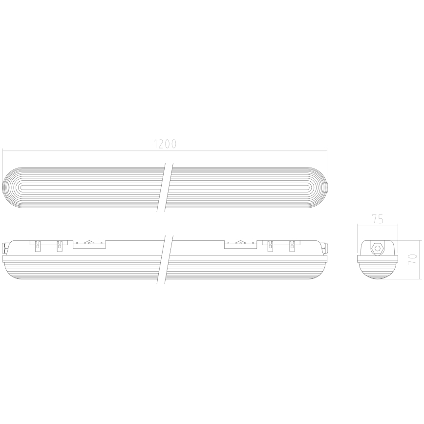 APLED - LED Lampa natynkowa DUSTER LED/58W/230V IP65 4000K