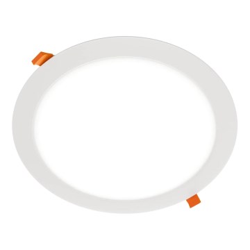APLED - LED Łazienkowa oprawa wpuszczana RONDO LED/24W/230V IP40 śr. 30 cm biały