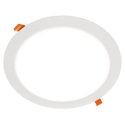 APLED - LED Łazienkowa oprawa wpuszczana RONDO LED/24W/230V IP41 300 mm biała