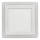 APLED - LED Łazienkowa oprawa wpuszczana SQUARE DUO LED/4W + LED/12W/230V IP41 3000/4000K 19,5x19,5 cm biała