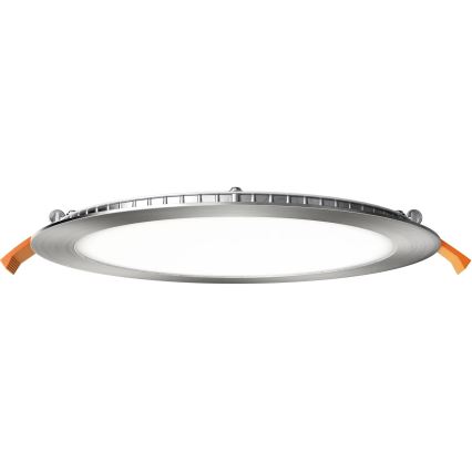 APLED - LED Łazienkowa oprawa wpuszczana RONDO LED/18W/230V IP40 śr. 22,5 cm matowy chrom