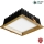 APLED - LED Oprawa wpuszczana SQUARE WOODLINE LED/12W/230V 3000K 17x17 cm popiół solidne drewno