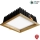 APLED - LED Oprawa wpuszczana SQUARE WOODLINE LED/12W/230V 4000K 17x17 cm dąb solidne drewno