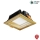 APLED - LED Oprawa wpuszczana SQUARE WOODLINE LED/3W/230V 4000K 9x9 cm popiół solidne drewno