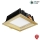 APLED - LED Oprawa wpuszczana SQUARE WOODLINE LED/6W/230V 4000K 12x12 cm sosna solidne drewno