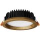APLED - LED Oprawa wpuszczana RONDO WOODLINE LED/6W/230V 3000K śr. 15 cm dąb solidne drewno