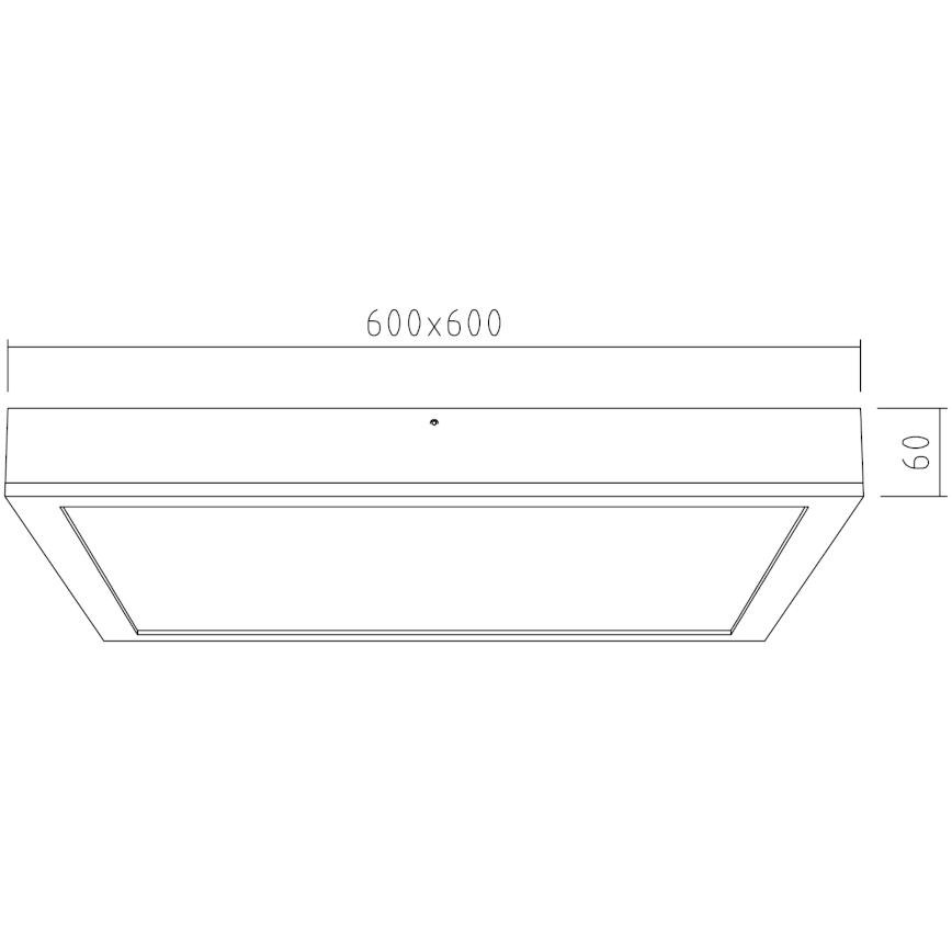APLED - LED Panel natynkowy QUADRA LED/42W/230V dab