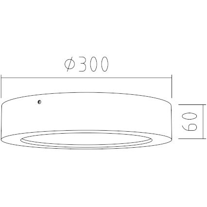 APLED - LED Plafon RONDO LED/24W/230V śr. 30 cm drzewo