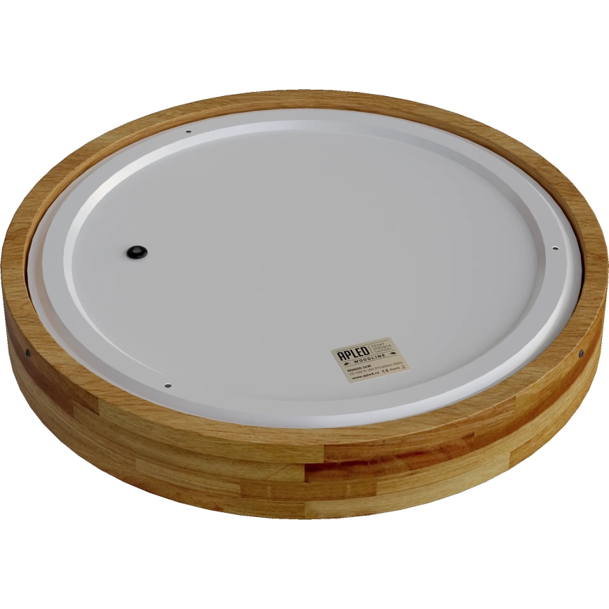 APLED - LED Plafon RONDO LED/36W/230V śr. 40 cm dąb