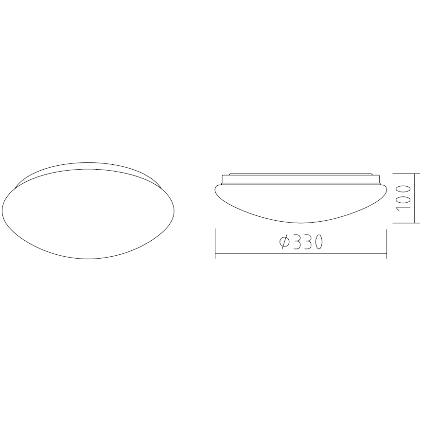 APLED - LED Plafon z czujnikiem LENS P TRICOLOR LED/18W/230V IP44 2700 - 6500K 1210 lm