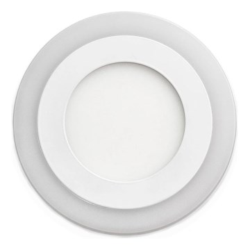 APLED - LED Podwieszane oświetlenie łazienkowe RONDO DUO LED/4W + LED/12W/230V IP41 3000/4000K śr. 19,5 cm białe