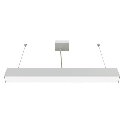 APLED - LED Żyrandol na lince LOOK LED/23W/230V 4000K 60 cm srebrny