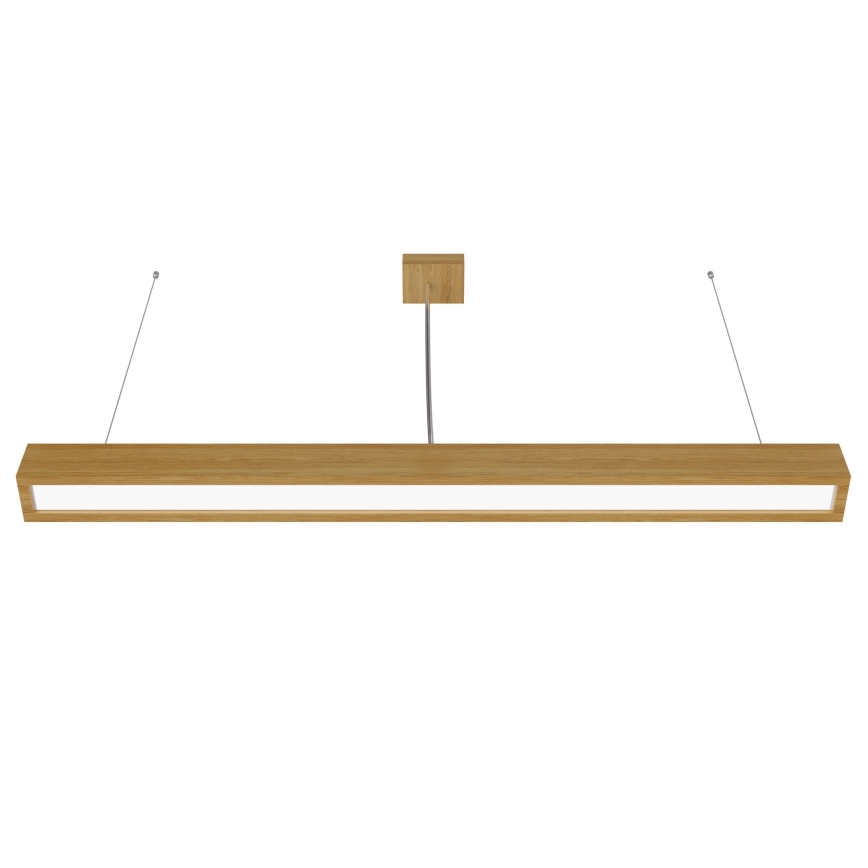 APLED - LED Żyrandol na lince LOOK LED/36W/230V 4000K 120 cm dąb