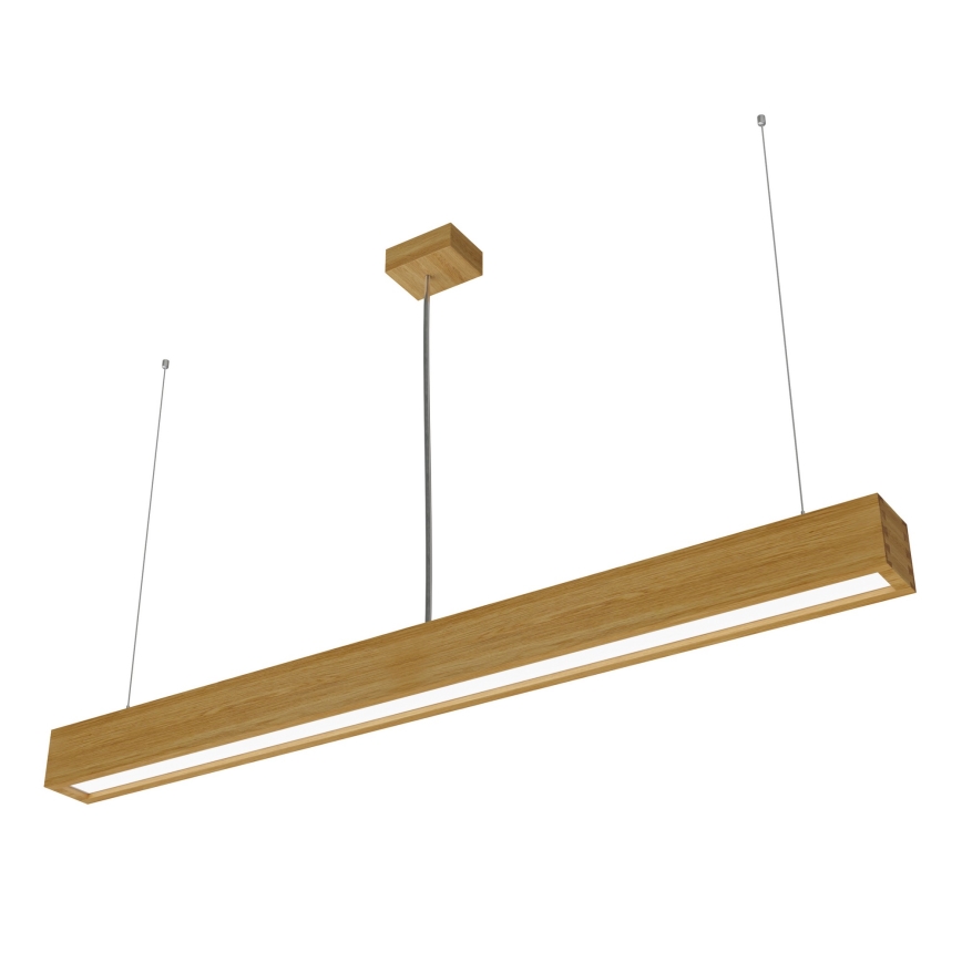 APLED - LED Żyrandol na lince LOOK LED/36W/230V 4000K 120 cm dąb