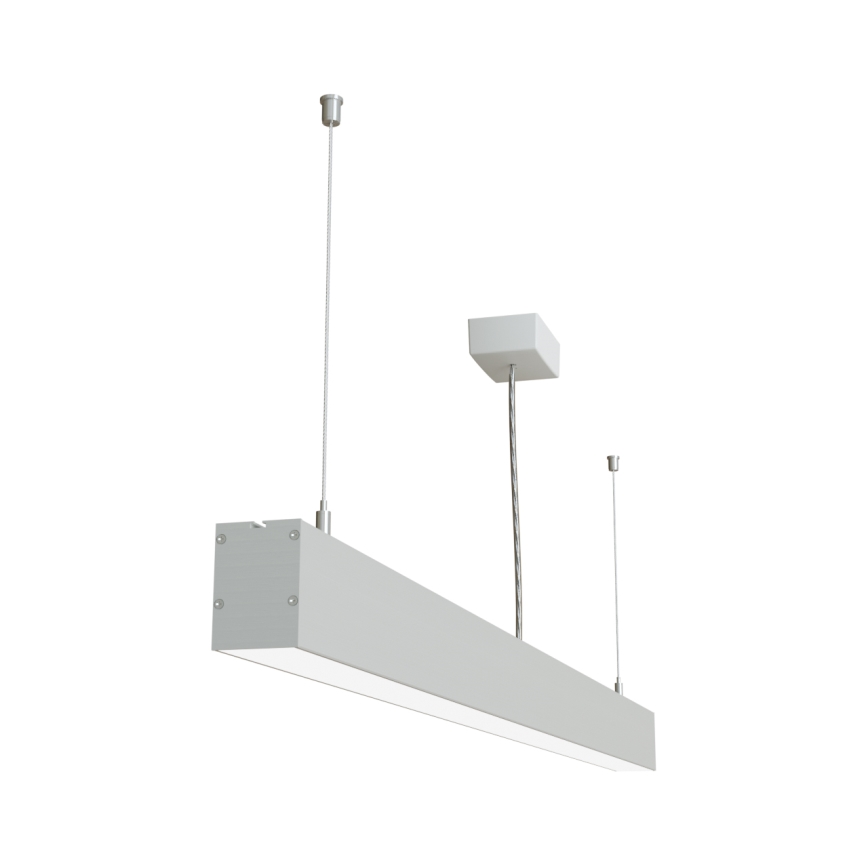 APLED - LED Żyrandol na lince LOOK LED/46W/230V 4000K 120 cm srebrny