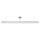 APLED - LED Żyrandol na lince LOOK LED/46W/230V 4000K 120 cm srebrny