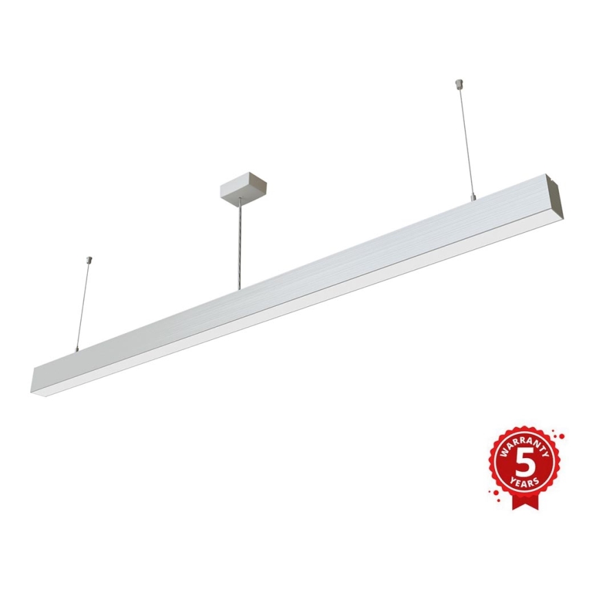 APLED - LED Żyrandol na lince LOOK LED/58W/230V 4000K 150 cm srebrny