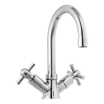 Aqualine - Bateria umywalkowa XENIA RETRO 22,2 cm, chrom błyszczący