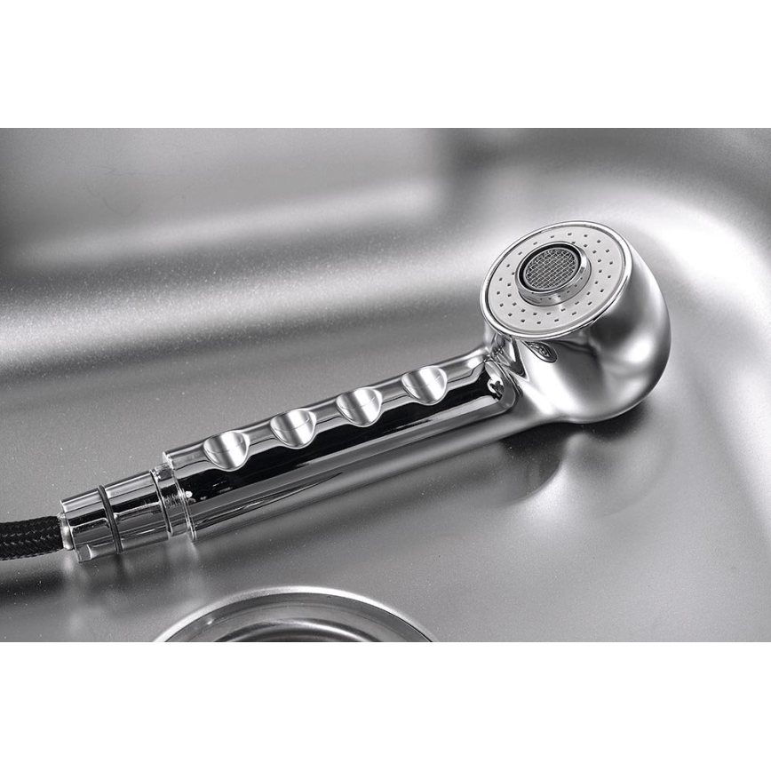 Aqualine - bateria zlewozmywakowa KASIOPEA 20 cm chrom błyszczący