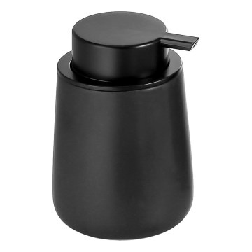 Aqualine - Dozownik mydła NERO 350 mat. ceramika/czarny