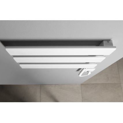 Aqualine - Elektryczna suszarka do ręczników ELVIS 50W/230V 34,2 cm biała prawa