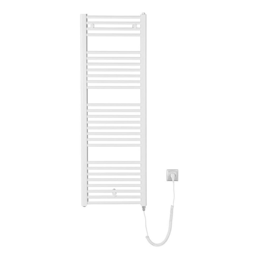 Aqualine - Elektryczny kaloryfer łazienkowy DIRECT-E 400W/230V 132 cm biały prosty