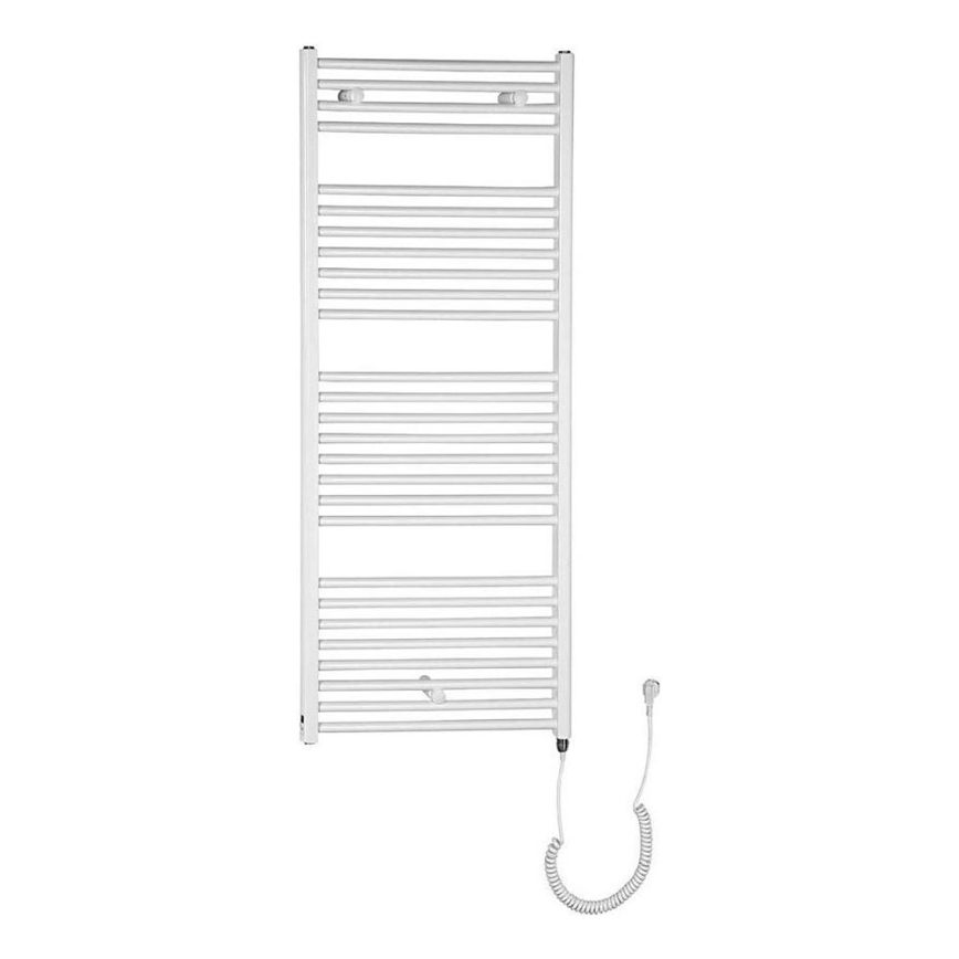 Aqualine - Elektryczny kaloryfer łazienkowy DIRECT-E 600W/230V 132 cm biały prosty
