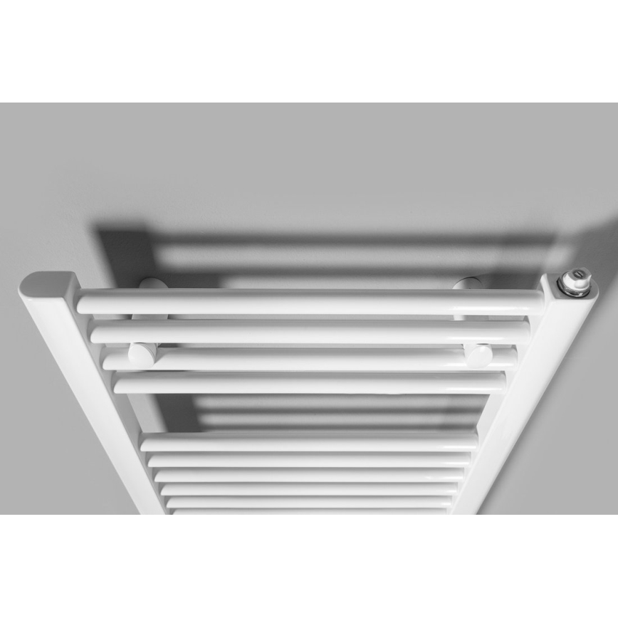 Aqualine - Elektryczny łazienkowy kaloryfer DIRECT-E 400W/230V 96 cm biały prosty