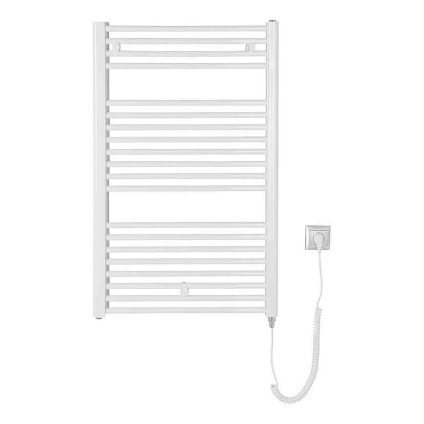 Aqualine - Elektryczny łazienkowy kaloryfer DIRECT-E 400W/230V 96 cm biały prosty