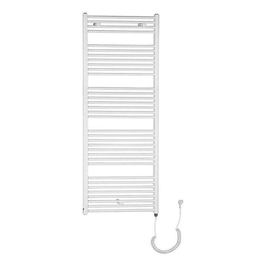 Aqualine - Elektryczny łazienkowy kaloryfer DIRECT-E 800W/230V 168 cm biały prosty