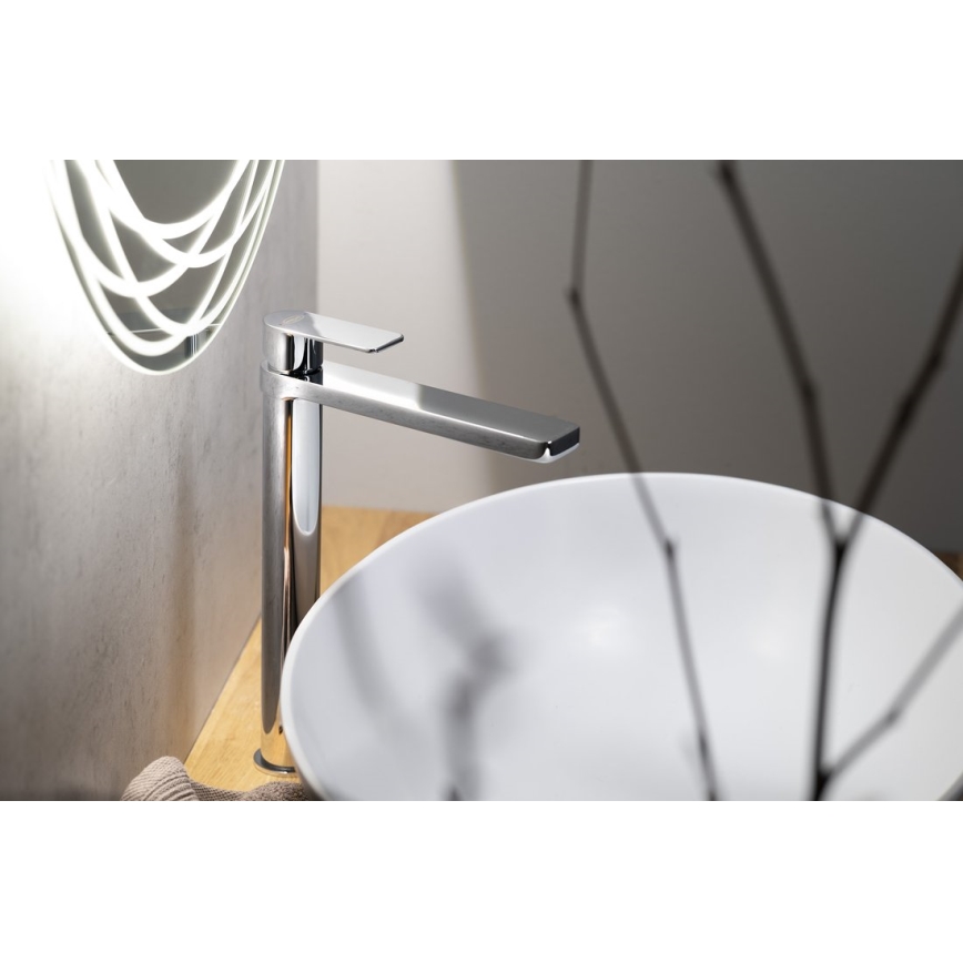 Aqualine - Kran do umywalki DAPHNE 29 cm chrom błyszczący