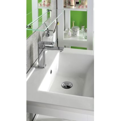 Aqualine - Kran do umywalki FACTOR chrom błyszczący