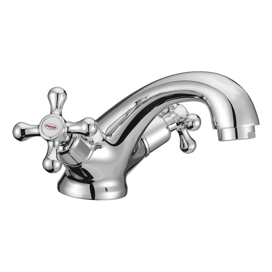 Aqualine - Kran do umywalki VICTORIA chrom błyszczący