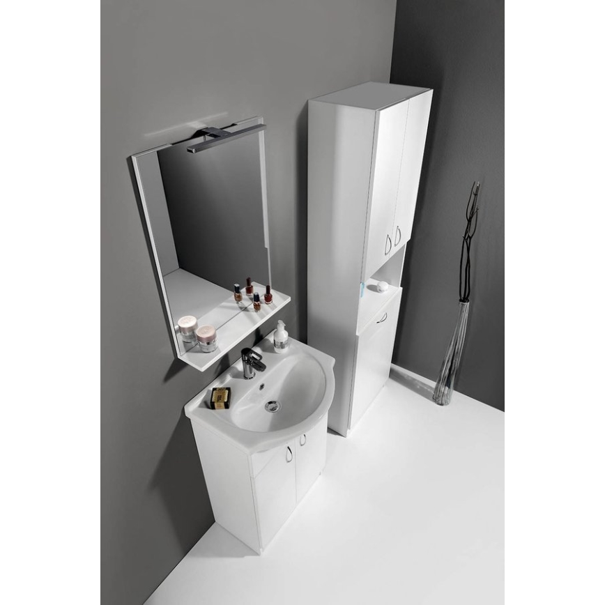 Aqualine - Lustro BETA 50x70 cm białe