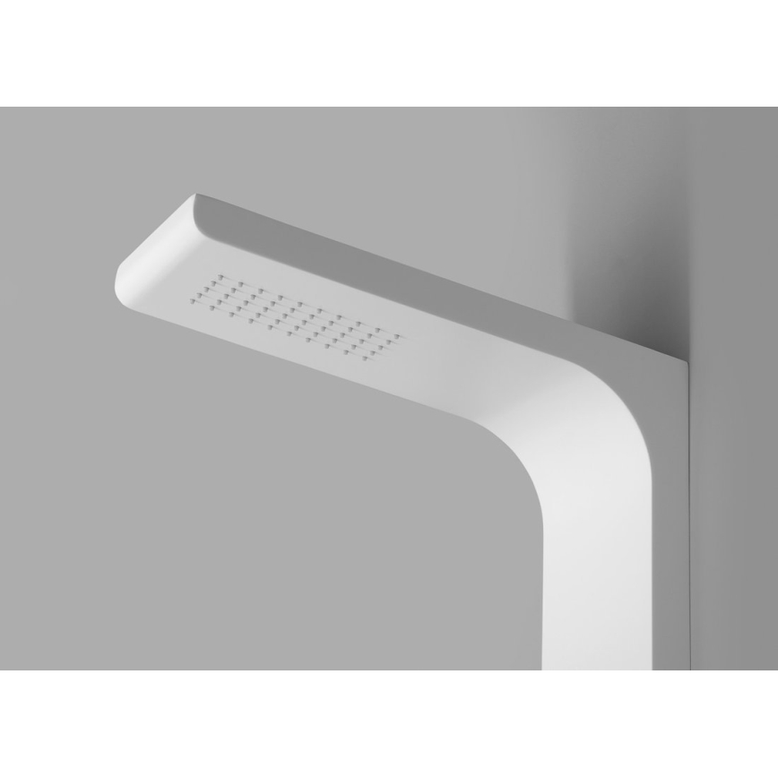 Aqualine - Panel prysznicowy YUKI matowy biały