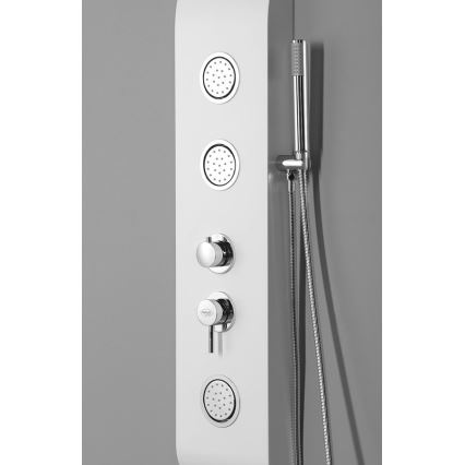 Aqualine - Panel prysznicowy YUKI matowy biały