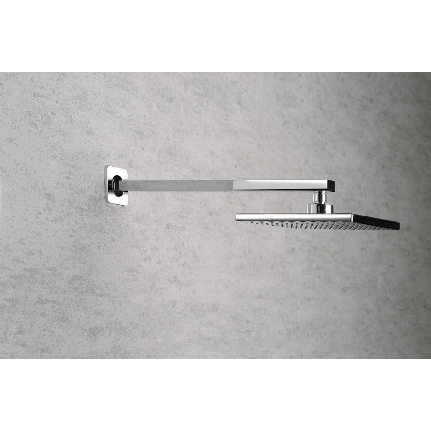 Aqualine - Ramię prysznicowe kątowe 40,4 cm chrom błyszczący