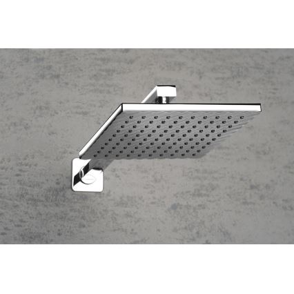 Aqualine - Ramię prysznicowe kątowe 40,4 cm chrom błyszczący