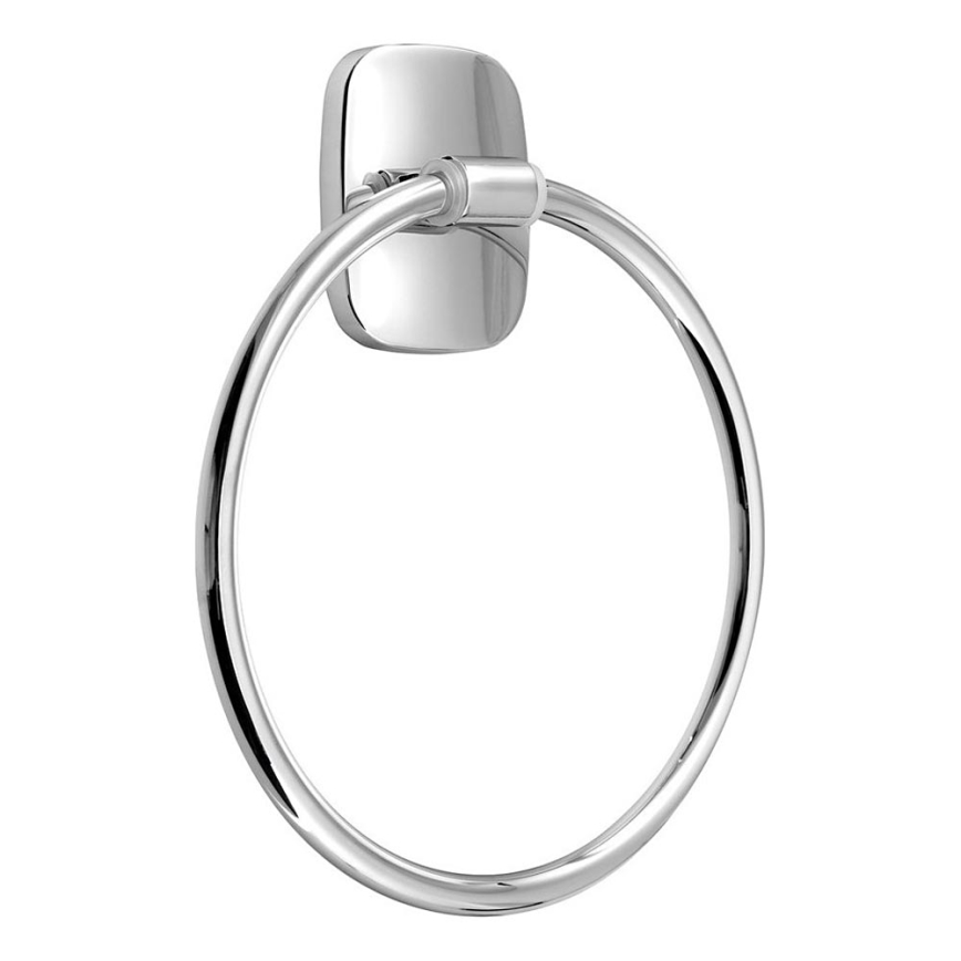 Aqualine - Ścienny wieszak na ręcznik RUMBA śr. 15,6 cm chrom błyszczący