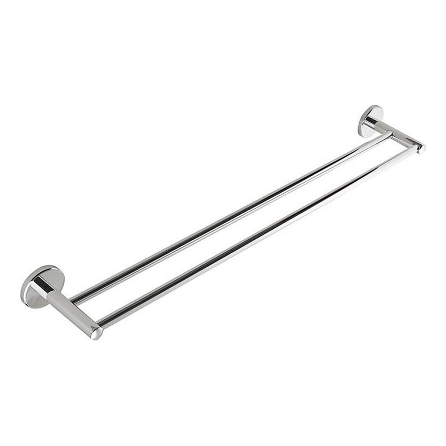 Aqualine - Ścienny wieszak na ręcznik SAMBA 12x63 cm chrom błyszczący