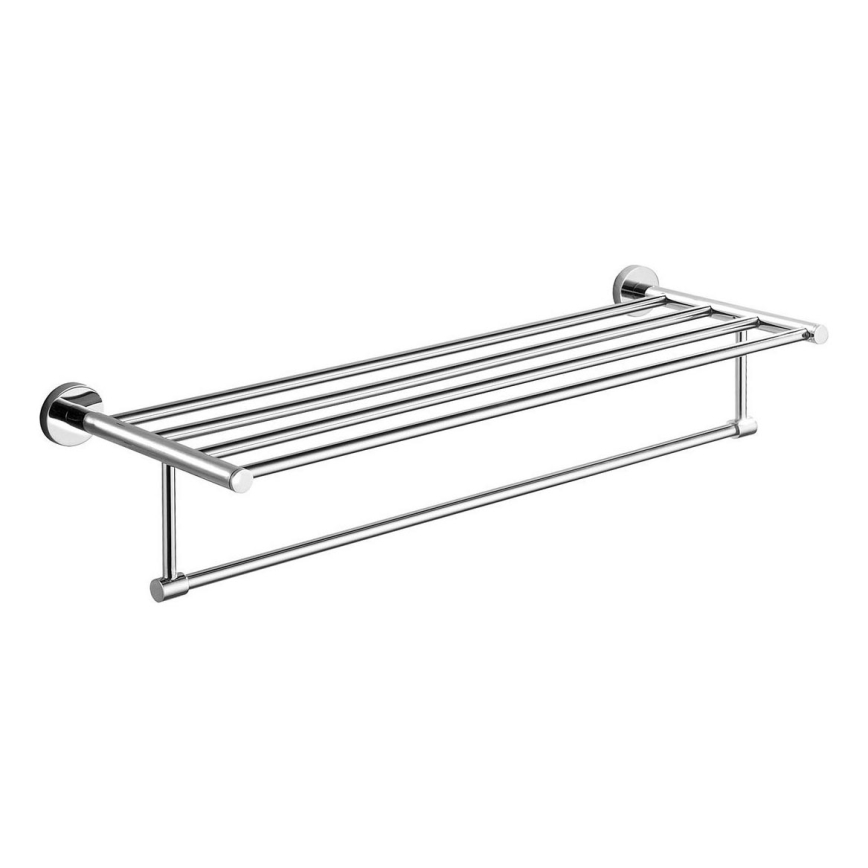 Aqualine - Wieszak na ręcznik ścienny SAMBA 21x62,5 cm chrom błyszczący