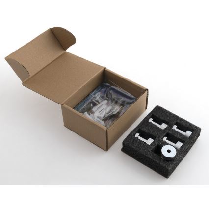 Aqualine - ZESTAW 5x Wieszak ścienny SAMBA chrom błyszczący