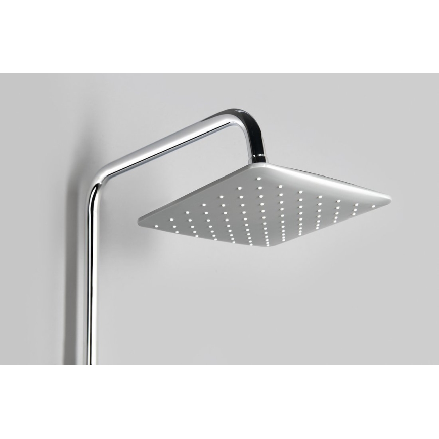 Aqualine - Zestaw prysznicowy z baterią FACTOR chrom błyszczący