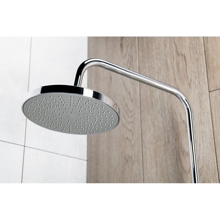 Aqualine - Zestaw prysznicowy z baterią termostatyczną LIGA chrom błyszczący